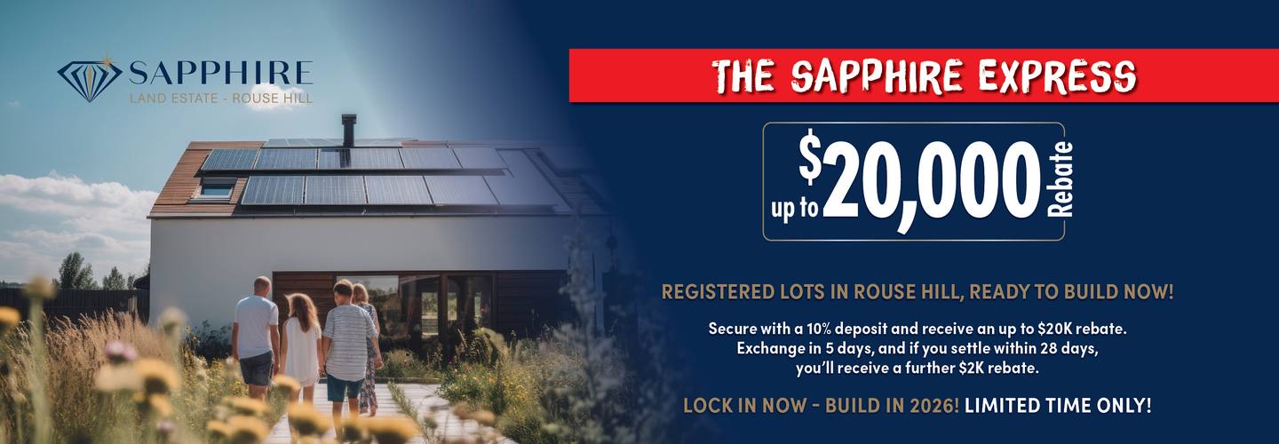 The Sapphire Express — Up to $20,000 Rebate